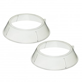 Kitchen Craft 2-Piece Microwave-Stacking Plate Rings, 22cm Base Diameter