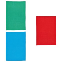 Kitchen Craft Super-Absorbent 100% Cotton Waffle-Weave Tea Towels - (Set of 3)