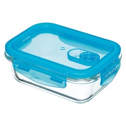 Pure Seal Airtight Glass Food Container/Oven Dish, 350 ml - Rectangular