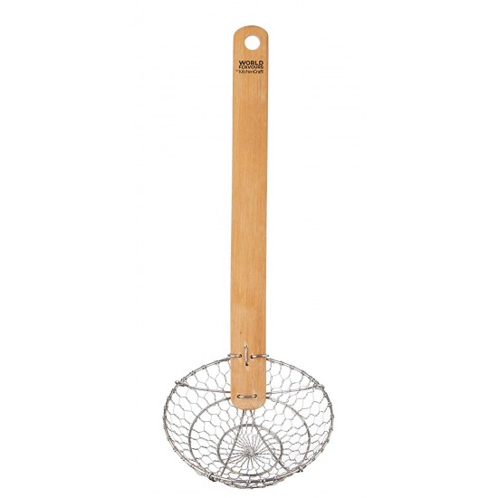 Shop quality World of Flavours Chinese Spider Skimmer with Bamboo Wood Handle, 33 cm (13") in Kenya from vituzote.com Shop in-store or online and get countrywide delivery!