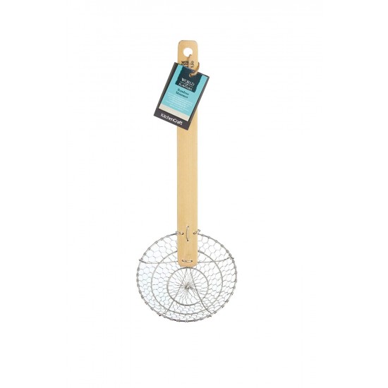 Shop quality World of Flavours Chinese Spider Skimmer with Bamboo Wood Handle, 33 cm (13") in Kenya from vituzote.com Shop in-store or online and get countrywide delivery!