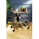 BarCraft Folding Vintage-Style Home Bar Drinks Trolley, 71 x 46 x 94 cm (28" x 18" x 36.5"), BCBARCART Shop quality BarCraft Folding Vintage-Style Home Bar Drinks Trolley, 71 x 46 x 94 cm (28" x 18" x 36.5") in Kenya from vituzote.com Shop in-store or online and get countrywide delivery!