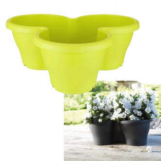 Elho Corsica Vertical Gardens Flowerpot - Lime Green