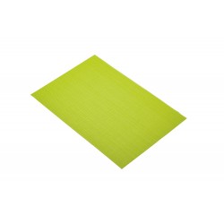 Kitchen Craft Woven Vinyl Placemat, 30 x 45 cm (12" x 17.5") - Green ( Reversible & Heat Resistant)