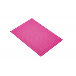 Kitchen Craft Woven Vinyl Placemat, 30 x 45 cm (12" x 17.5") - Pink ( Reversible & Heat Resistant)