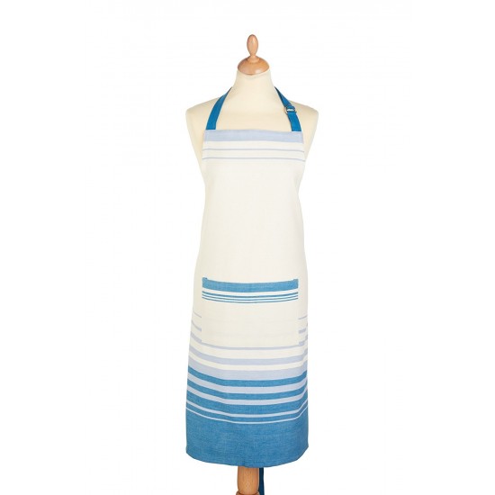 Shop quality Kitchen Craft  Jacquard Stripe  Adjustable 100 Cotton Printed Cooking Apron - Cream / Blue in Kenya from vituzote.com Shop in-store or online and get countrywide delivery!