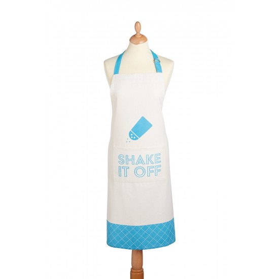 Shop quality Kitchen Craft "Shake it Off" Adjustable 100 Cotton Novelty Cooking Apron - Blue / White in Kenya from vituzote.com Shop in-store or online and get countrywide delivery!
