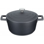 Master Class Induction-Safe Non-Stick Casserole Dish, 2.5 Liters - Black