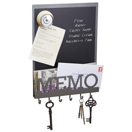 Living Nostalgia Magnetic Memo Board/Chalkboard, Grey/Black, 43.5 x 30 cm/(17 in x 1 in x 3 in), LNMEMO Shop quality Living Nostalgia Magnetic Memo Board/Chalkboard, Grey/Black, 43.5 x 30 cm/(17 in x 1 in x 3 in) in Kenya from vituzote.com Shop in-store or online and get countrywide delivery!