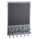 Shop quality Living Nostalgia Magnetic Memo Board/Chalkboard, Grey/Black, 43.5 x 30 cm/(17 in x 1 in x 3 in) in Kenya from vituzote.com Shop in-store or get countrywide delivery!