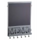 Shop quality Living Nostalgia Magnetic Memo Board/Chalkboard, Grey/Black, 43.5 x 30 cm/(17 in x 1 in x 3 in) in Kenya from vituzote.com Shop in-store or online and get countrywide delivery!