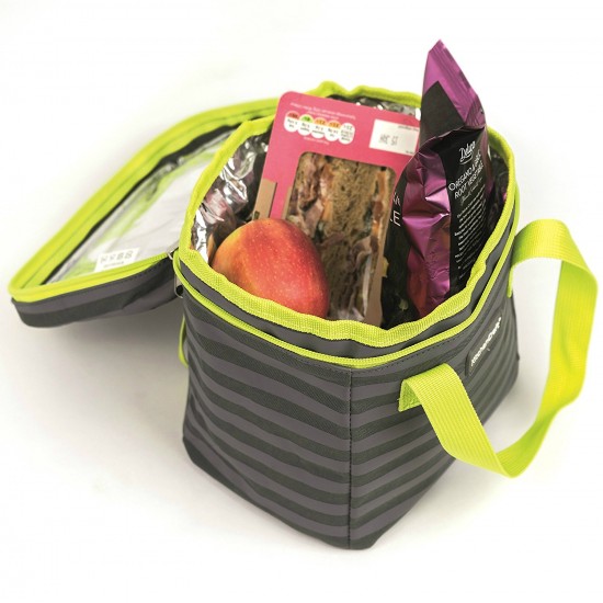 Shop quality Kitchen Craft Small Lunch Cool Bag, 4.9 Litres, Striped Grey/Lime in Kenya from vituzote.com Shop in-store or online and get countrywide delivery!