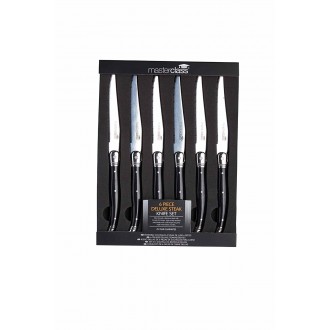 Master Class Luxury Stainless Steel Steak Knives (Set of 6)