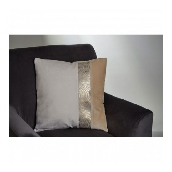 Shop quality Kensington Townhouse Velvet Cushion with Snakeskin Leather Effect in Kenya from vituzote.com Shop in-store or online and get countrywide delivery!