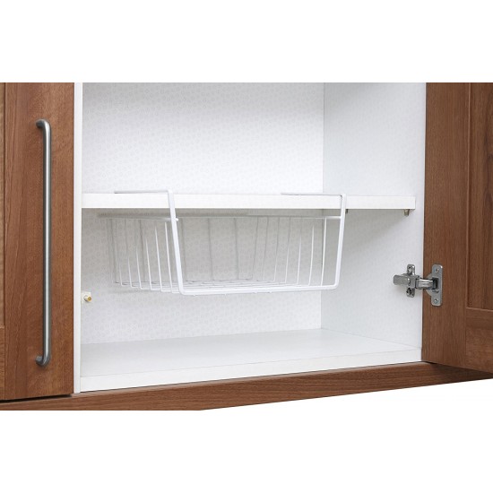 Premier Under Shelf Storage Basket - White - 11.5 inches width x 10 inches long x 6 inches long, 0509719 Shop quality Premier Under Shelf Storage Basket - White - 11.5 inches width x 10 inches long x 6 inches long in Kenya from vituzote.com Shop in-store or get countrywide delivery!
