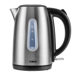 Tower Infinity Rapid Boil Jug Kettle, 3000 W, 1.7 Litre, Brushed Stainless Steel - Highly Rated Kettle