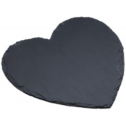 Artesà Heart-Shaped Slate Serving Platter, 25 cm (10")