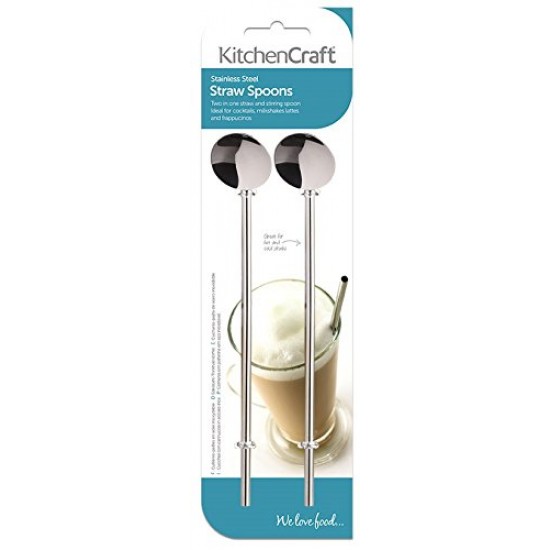 Shop quality Kitchen Craft Stainless Steel 2-in-1 Drinking Reusable Straws / Stirrers- set of 2 in Kenya from vituzote.com Shop in-store or online and get countrywide delivery!