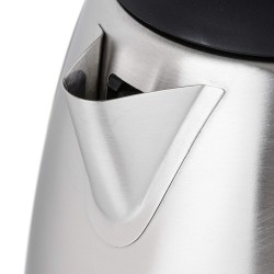 Swan Brushed Stainless Steel Jug Kettle, Cordless Design, 2000W, 1 Litre, Silver