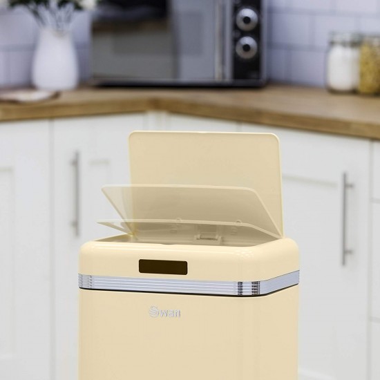 Shop quality Swan Retro Square Automatic Sensor Bin with Infrared Technology, 45 Litre, Cream in Kenya from vituzote.com Shop in-store or online and get countrywide delivery!