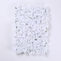 Hydrangea Flower Wall 60cm X 40cm White
