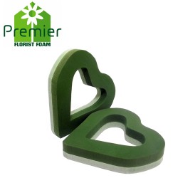 Premier Wet  Floral Foam 37cm (15 Inch) Open Heart, 1 Piece