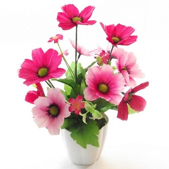 Shop quality Rainbow Plastic Filled Flower Pot, White, 8.5cm Height- (Flowers Not Included) in Kenya from vituzote.com Shop in-store or online and get countrywide delivery!