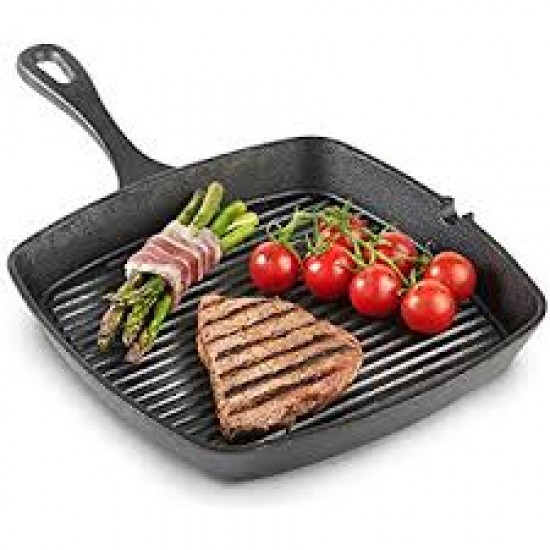 Shop quality Kitchen Craft Ribbed Square Induction-Safe Cast Iron Griddle Pan, 23 cm (9") in Kenya from vituzote.com Shop in-store or online and get countrywide delivery!