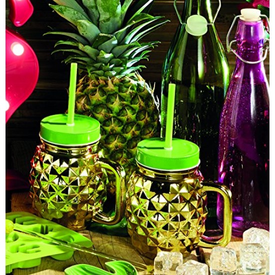 Shop quality Bar Craft Glass  Pineapple  Drinking Jar, 400ml in Kenya from vituzote.com Shop in-store or online and get countrywide delivery!