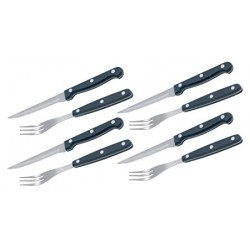 Kitchen Craft Deluxe Eight Piece Steak Knife & Fork Set ( 4 knives + 4 forks)