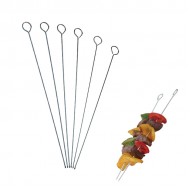 Kitchen Craft Flat Sided Skewers 30cm pack of Six (6)