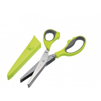 Kitchen Craft Multi Blade Herb Scissors with Sheath