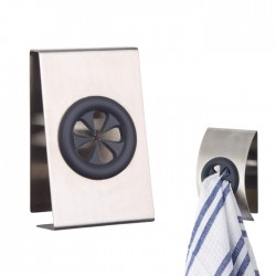 Kitchen Craft Stainless-Steel Kitchen or Bathroom Towel Holder/Hanger