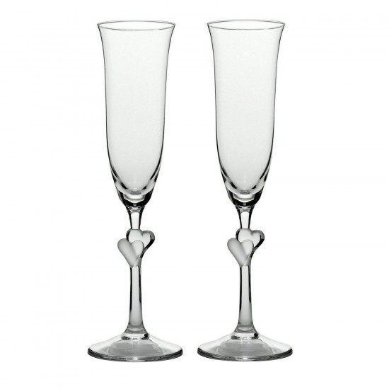 Shop quality Stolzle L Amour Sparkling Crystal Wine Flutes with Satin hearts, 175ml SET of 2 Gift Boxed Glasses (Made in Germany) in Kenya from vituzote.com Shop in-store or online and get countrywide delivery!