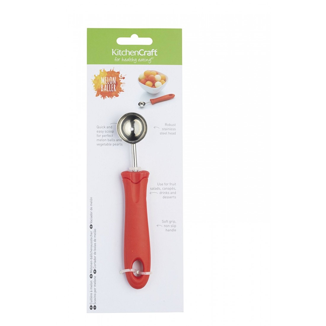 Kitchen Utensils Kitchen Craft SoftGrip Melon Baller