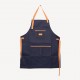 Shop quality Adelphi Navy Blue Trim Hard-Wearing Apron, Unisex, 3 Large Pockets - Made in Kenya in Kenya from vituzote.com Shop in-store or online and get countrywide delivery!