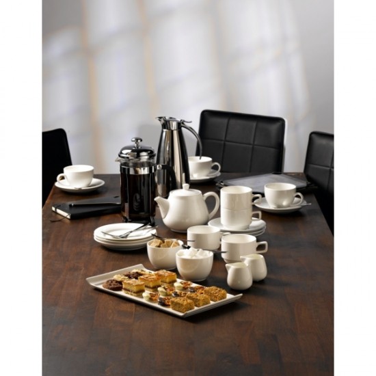 Neville Genware Porcelain Contemporary Teapot , 920ml / 92cl/ 32oz Neville Genware Porcelain Contemporary Teapot , 920ml / 92cl/ 32oz