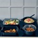 Neville GenWare Glass Lid For Cast Aluminium Roaster 40 x 27cm