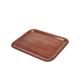 Neville Genware Darkwood Mahogany Tray, 43 x 33cm