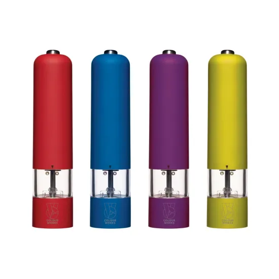 Colourworks Electric Grinding Mills - Assorted  Colours
