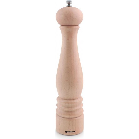 SwissMar Natural Carbon Steel Pepper Mill, 12" (30cm) SwissMar Natural Carbon Steel Pepper Mill, 12" (30cm)