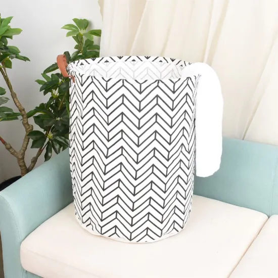 VZ Laundry Basket Foldable, Waterproof , Collapsible Laundry Hamper, 65L,  White