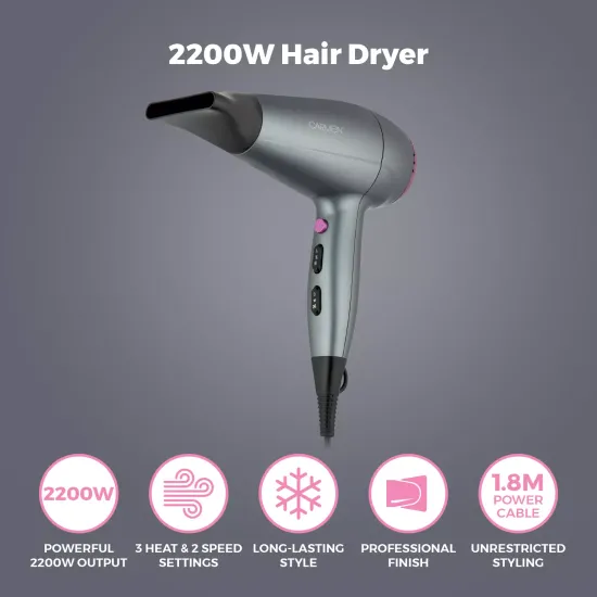 Carmen Hair Dryer for all hair types,  2200W