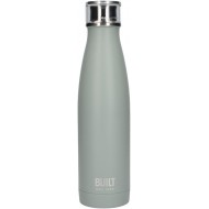 Built Double Walled Stainless Steel Water Bottle Storm Grey, 500ml