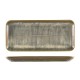 Neville Genware Terra Porcelain Matt Grey Narrow Rectangular Platter 36 x 16.5cm