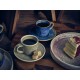 Neville Genware Terra Porcelain Matt Grey Saucer 11.5cm