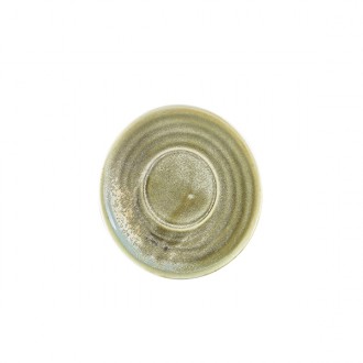Neville Genware Terra Porcelain Matt Grey Saucer 14.5cm