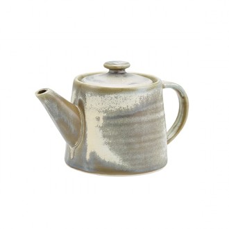 Neville Genware Terra Porcelain Matt Grey Teapot 50cl/ 17.6oz
