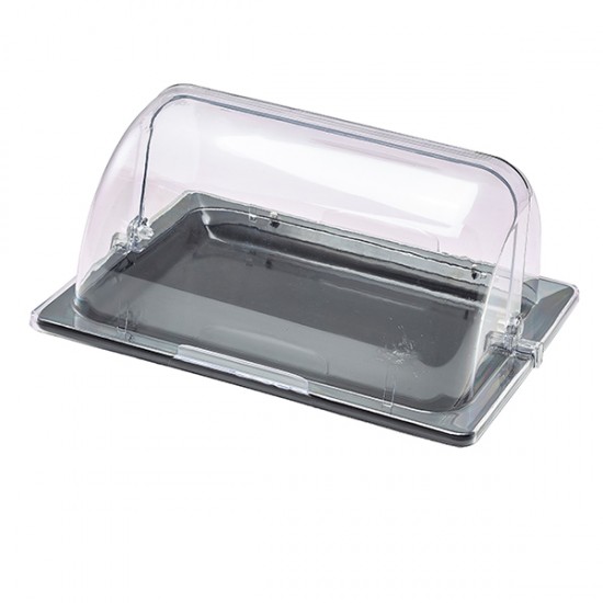 Neville GenWare Polycarbonate GN 1/2 Roll Top Cover Neville GenWare Polycarbonate GN 1/2 Roll Top Cover