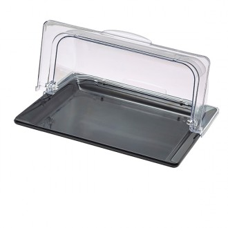 Neville GenWare Polycarbonate GN 1/2 Roll Top Cover